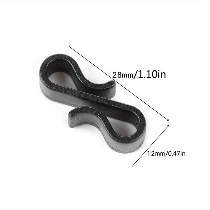 10/20pcs Clips de Plástico en Forma de S para Luces de Cadena de Decoración de Fiestas y Festivales