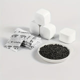 2/4 piezas de bolsas de purificación del aire con carbón activado - Desodorante para refrigerador, inhibidor de moho y bacterias, reutilizable y paquetes de carbón para el hogar y el coche (absorción de olores fuertes y control de humedad), control de mo