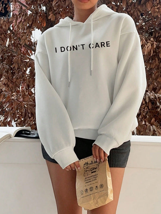 Attitoon sudadera holgada de capucha con estampado grafico de nueva york brooklyn, de ajuste suelto y gruesa, adecuada para otono/invierno, de estilo casual y sencillo para mujer