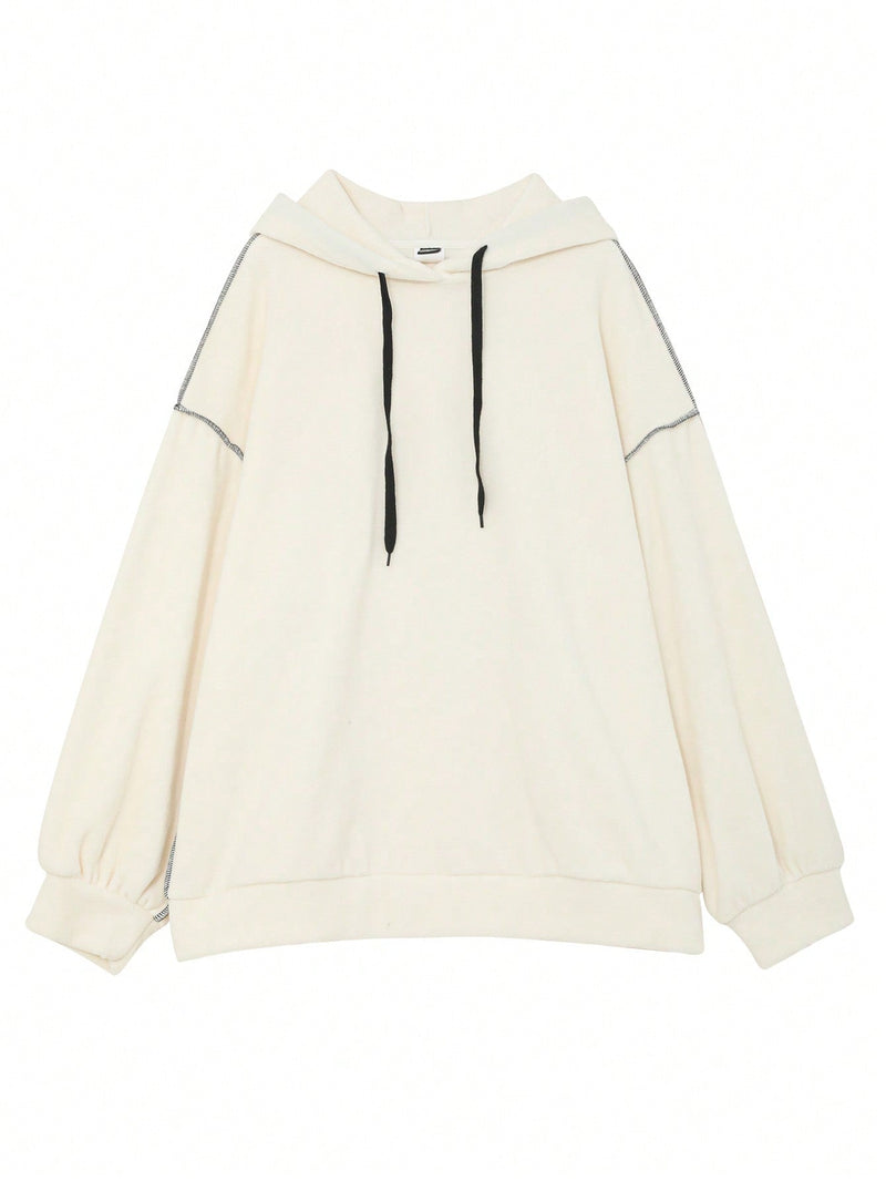 Dazy sudadera holgada casual con capucha nueva para mujer, otono