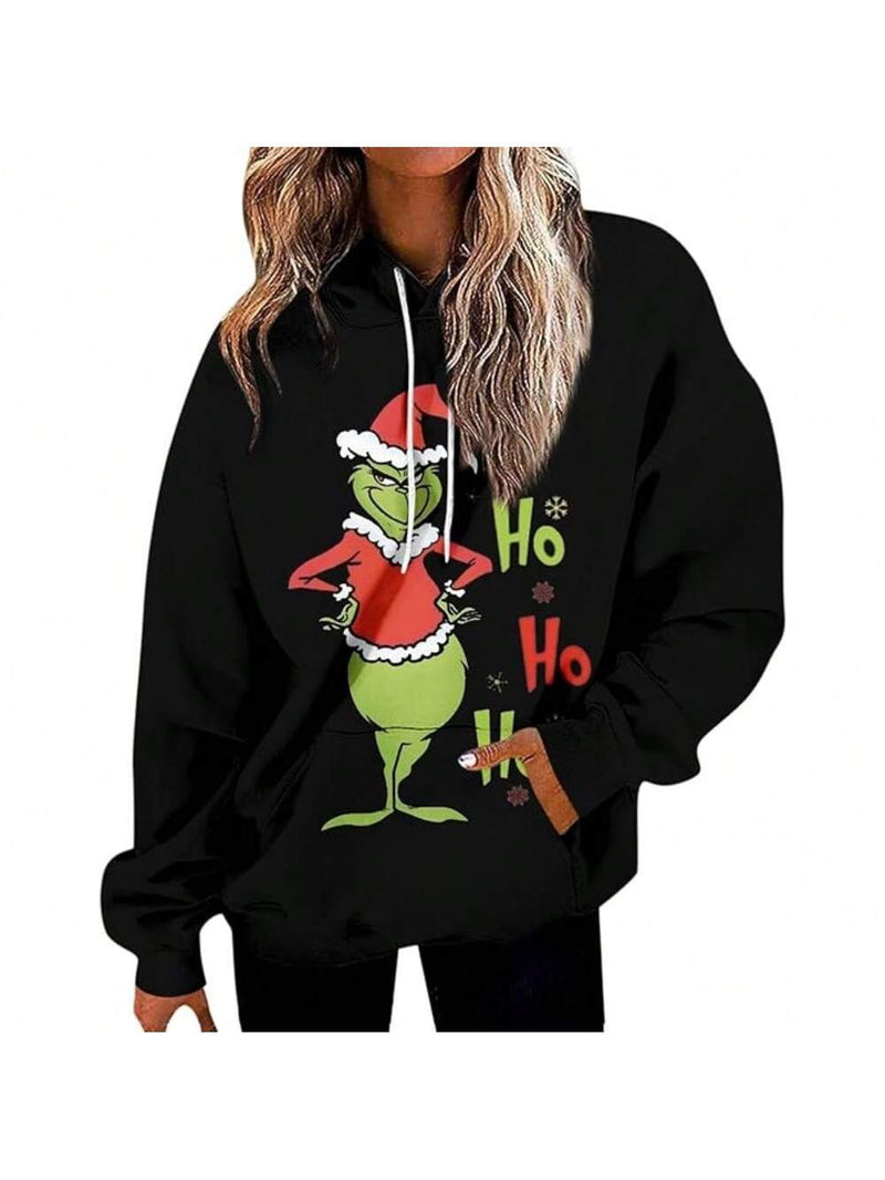 Sudadera con capucha de navidad mujeres sudaderas oversize sueter de navidad feo sudadera con capucha de forro polar sueteres de manga larga sudaderas ropa de otono ropa de invierno