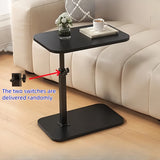 Mesa pequeña ajustable en altura, escritorio para laptop, mesa multifuncional para snacks, ideal para sala, dormitorio y espacios pequeños