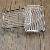 Accesorios para Freidora de Aire Cesta de Parrilla, 3/2 Capas, Acero Inoxidable 304 Apilable, Accesorio para Alitas de Pollo y Rejilla de Cocina