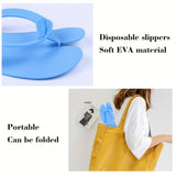 10 pares de bañeras de pies de SPA desechables, belleza, hotel, playa, zapatillas portátiles S53
