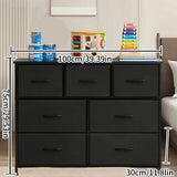 Armario de almacenamiento con 7 cajones, diseño antihumedad, material antibacteriano, ideal para entrada o puerta, organizador de zapatos familiar, apto para 11 días festivos