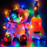 Luces Micro Led Alambre X100 Sumergibles Control Cambio Luz Multicolor  8323