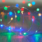 Luces Micro Led Alambre X100 Sumergibles Control Cambio Luz Multicolor  8323