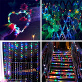 Luces Micro Led Alambre X100 Sumergibles Control Cambio Luz Multicolor  8323