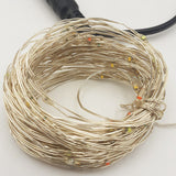 Luces Micro Led Alambre X100 Sumergibles Control Cambio Luz Multicolor  8323