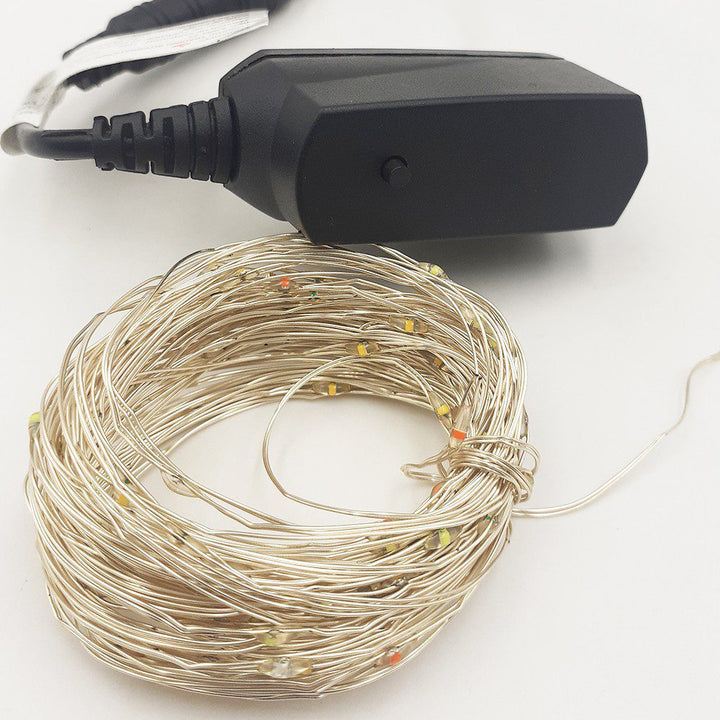 Luces Micro Led Alambre X100 Sumergibles Control Cambio Luz Multicolor  8323