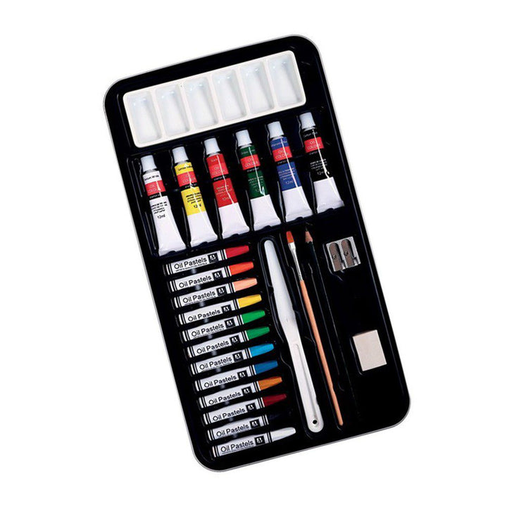 Set de Arte 24 Piezas Pintura Dibujo Niños Adultos RF 1224