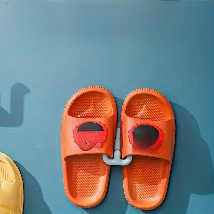 1 Pieza, Zapatilla Sin Perforaciones R, Estante De Drenaje De Inodoro Montado En La Pared Del Baño, Estante De Secado De Zapatos, Suministros De Organización Y Almacenamiento Del Hogar, Accesorios De Baño