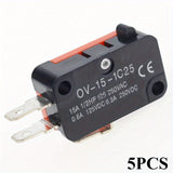 5 Unidades, Gran Interruptor Micro V-15-1C25, Interruptor De Contacto V-15-IC25, Interruptor Táctil De Punto De Cobre, Para Hornos De Microondas