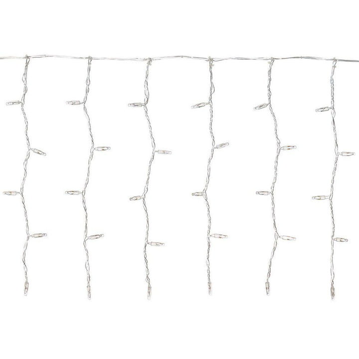 Cortina Led 3 Mts x 45 Cm 100 Led Blanca Luces Navidad 1321