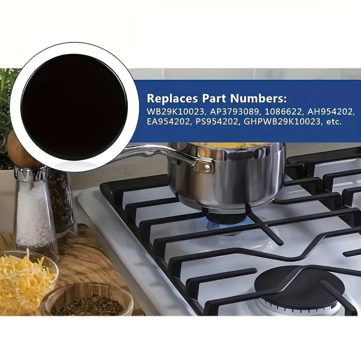 4 piezas para hornos de gas SABAF, accesorios para hornos de gas, cubierta de llama, superficie plana, 55 mm (1 pieza + 75 mm 2 piezas + 100 mm 1 pieza)