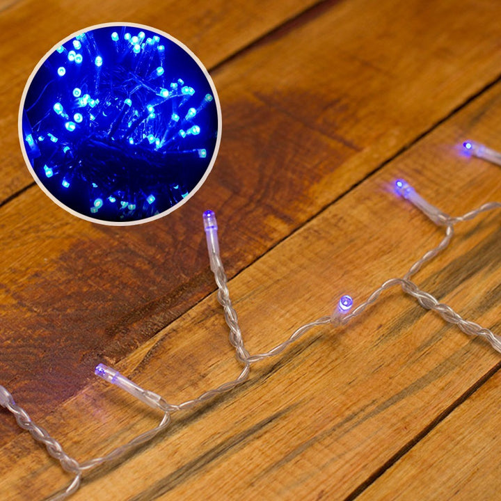 Luz Led Lineal 50 Metros 500 Led Azul Luces Navidad RF 1512