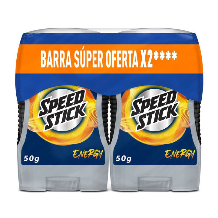 DESOD SPEED STICK 2U 100G ENERGY BARRA