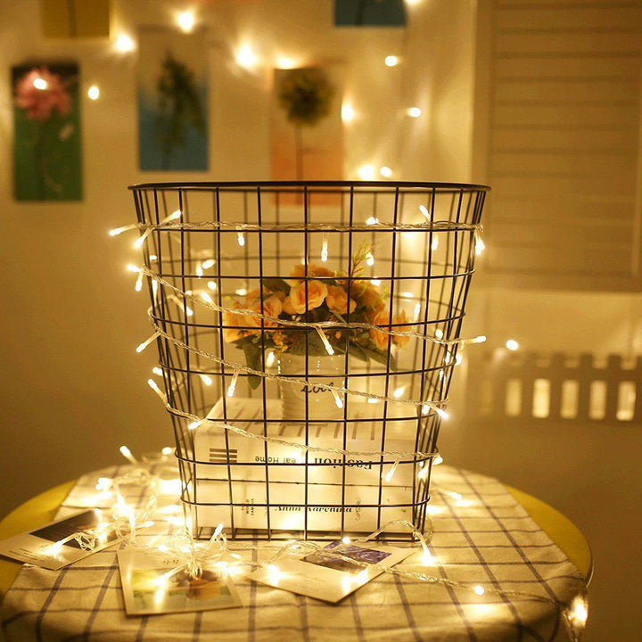 Extensión Luz LED Lineal 100 Luces 7 Metros Cable Transparente 1400