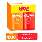 PANUELO FACIAL KLEENEX 4PAQ 40U OFERTA