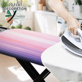 1 cubierta de tabla de planchar de acero pesado con relleno resistente a la quema de tamaño completo, bordes elásticos y lavable en máquina - Se ajusta a tablas estándar, duradera y fácil de limpiar, protector de tabla de planchar, cuidado de textiles pa