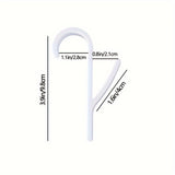 Ganchos de utilidad para radiador montados en la pared - Estilo contemporáneo, Fácil instalación, Material resistente, Paquete de 1