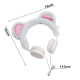 Audífonos Orejas De Oso Diadema Alámbricos Infantil YJ608A