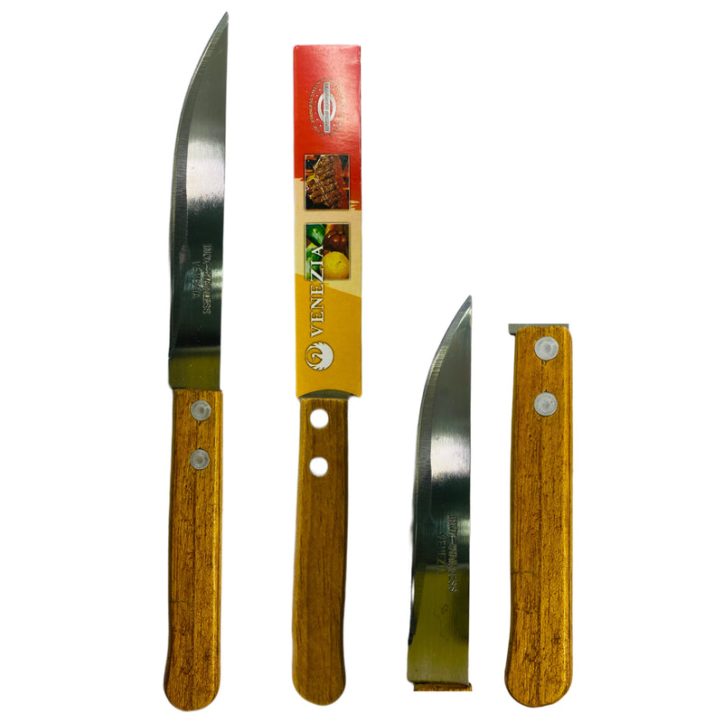 CUCHILLO MADERA VENEZIA 4”