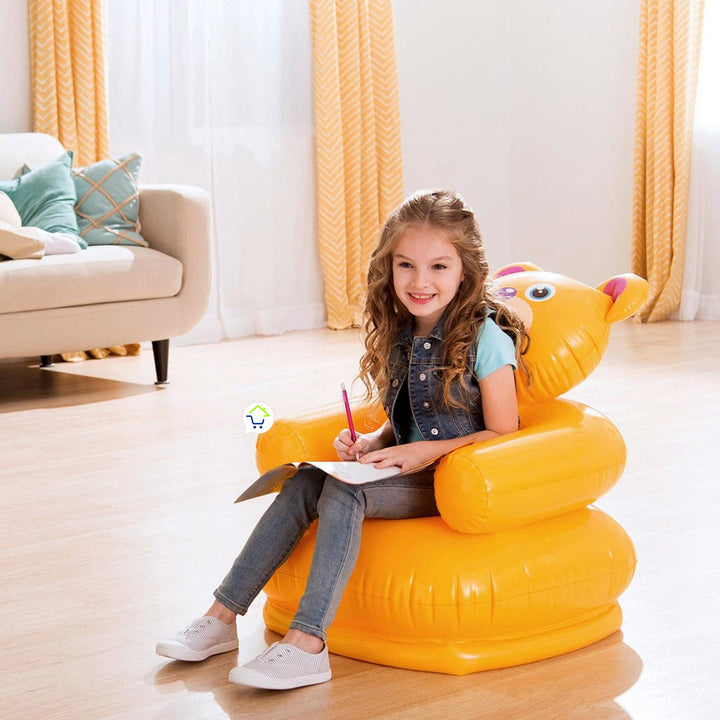 Silla Puff Infantil Portable Sillón Inflable Niños 68556NP