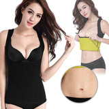 Chaleco Reductor Mujer Faja Neopreno Sin Broches RE US02