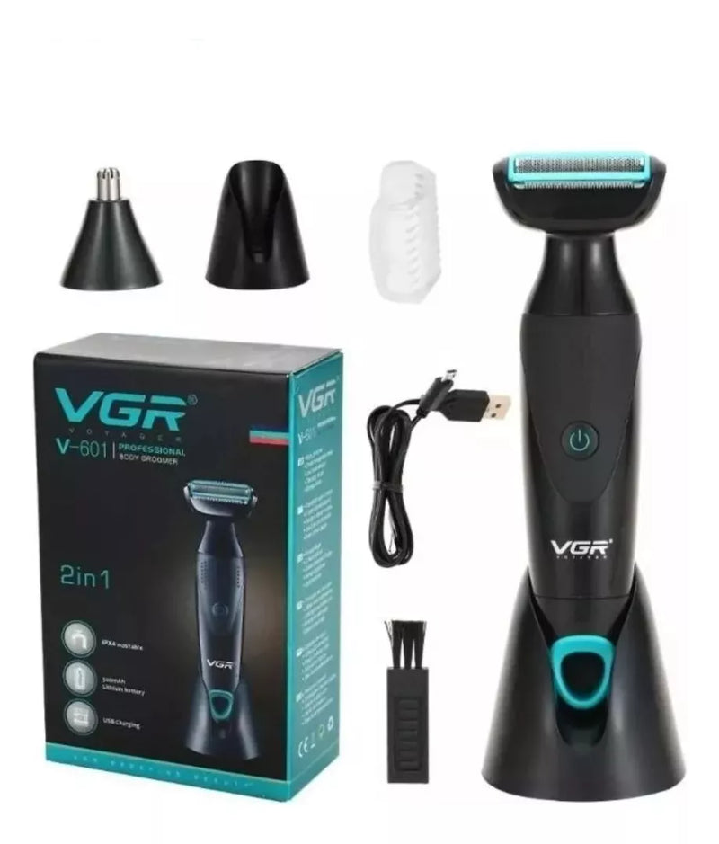 Máquina 2 En 1 Cortadora De Pelo Recargable Vgr V-601