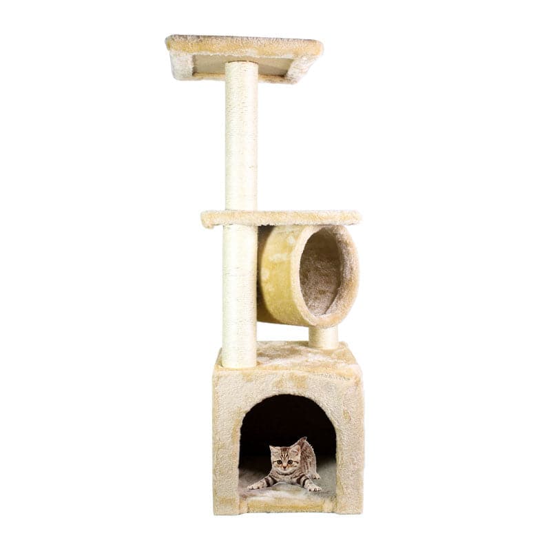 Rascador Para Gatos 3 Niveles Con Cueva 01708