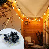 Extensión Luces Solares x20 Bombillos LED Panel Solar 10M INFN-04