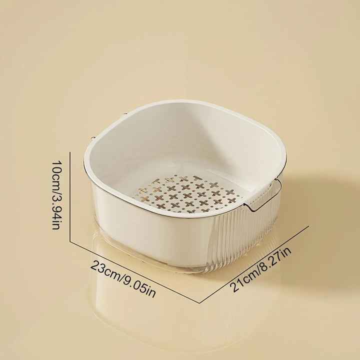 Cesta con Escurridor Para Alimentos