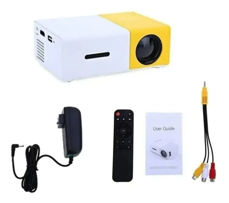 Video Beam Proyector Mini Led Hdmi Yg300 60 Pulgadas