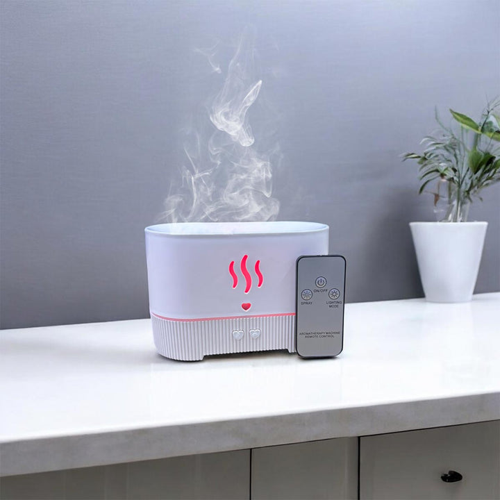 Humidificador LED Control Remoto Difusor Aromas FT-1923