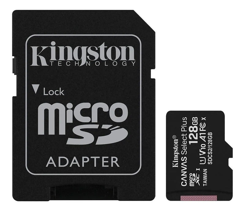 Promoción Tarjeta de memoria Kingston SDCS2SP Canvas Select Plus con adaptador SD 128GB