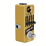 IOppWin Ecualizador de 5 bandas para guitarra eléctrica, ancho ajustable, alimentado por USB, procesamiento de señal analógica, material de hierro, amarillo - Efectos de guitarra y amplificadores, Efectos de guitarra