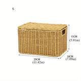 1/2 piezas Caja de almacenamiento para juguetes y snacks elegante y práctica - ideal para decorar baños, dormitorios, cocinas, hogares y canastas de lavandería