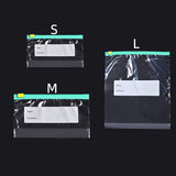 10pcs Bolsas de Almacenamiento Transparentes de PE con Sello de Cuerda Deslizante - Reutilizables, Mantenimiento de Frescura para Refrigerador y Congelador, Ideales para Frutas, Verduras, Carne y Más, Almacenamiento de Alimentos