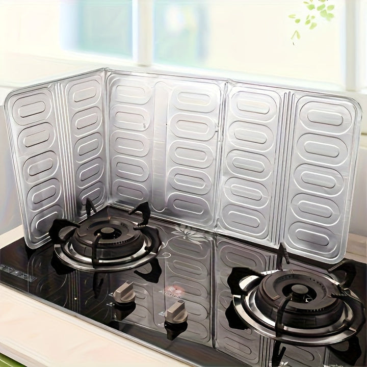 Protección contra salpicaduras autoadhesiva para hornos de aleación de aluminio - No requiere taladrado, resistente a la suciedad y altas temperaturas, cubierta protectora para paredes de hornos de cocina, fácil de limpiar y diseñada para prevenir la for