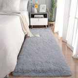 Alfombra Interior Suave de Peluche con Teñido Anudado de 1 Pieza, Alfombra de Lujo Moderna, Antideslizante y Lavable, Adecuada para Sala de Estar y Dormitorio, Decoración del Hogar, Alfombra Regional