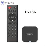 Caja de TV WUDUNG W01, Android 10, chipset Allwinner H313