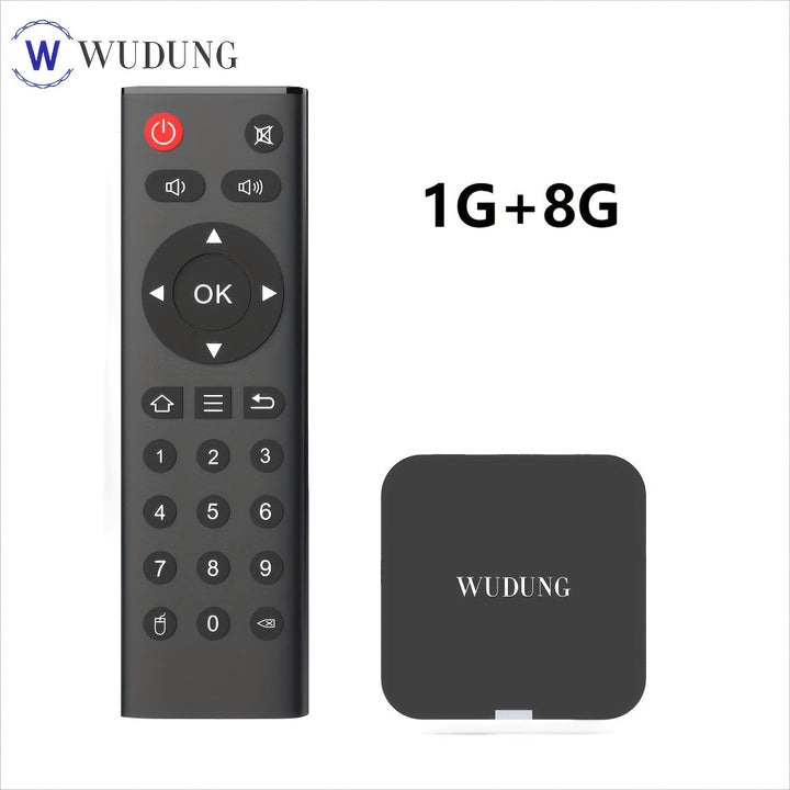 Caja de TV WUDUNG W01, Android 10, chipset Allwinner H313