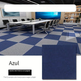 Baldosas de alfombra adhesivas y antideslizantes para oficinas, adecuadas para grandes áreas comerciales, cubriendo completamente dormitorios y salones.