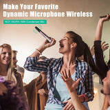 Sistema de Micrófono Inalámbrico con Adaptador UHF XLR - Recargable por USB, Compatible con Micrófonos Dinámicos, Guitarras y Sistemas de PA