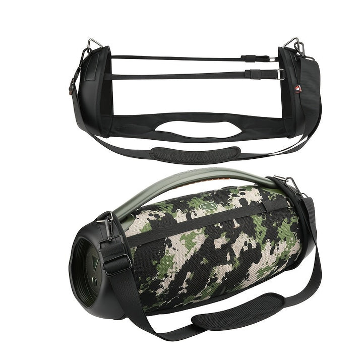 Estuche Protector PU para Boombox 3 sin varillas, Bolsa de Almacenamiento Diagonal EVA God of War con Material PU de Alta Calidad en Ambos Lados, Diseño Resistente y Duradero, Correa Ajustable de Nylon 70cm-138cm, Incluye Correa de Hombro, Solo Funda Pro