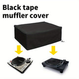 1pc Tapa de polvo para tocadiscos de vinilo retro - Protector de altavoz de tocadiscos impermeable para el hogar sin operación de batería