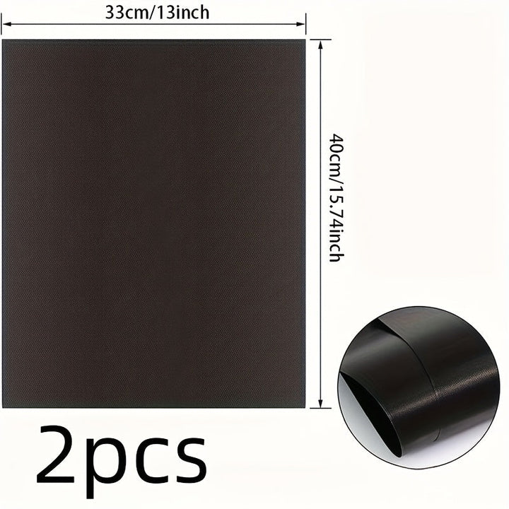 2 piezas de Revestimientos para Horno Antiadherentes Extra Gruesos de 33.02*39.98 cm - Alfombrillas Fáciles de Limpiar para Uso en Restaurantes con Eléctrico, Gas y Parrilla