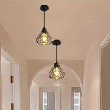 1 lámpara colgante moderna y sencilla, base E27 para bombilla, ideal para cocina, recibidor, pasillo o balcón (sin bombilla)