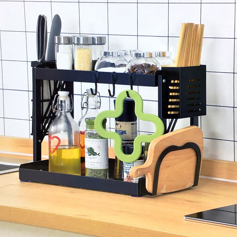 Rack Organizador De Cocina Con 2 Y 3 Niveles